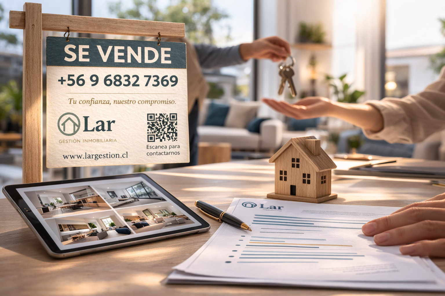 Propiedad preparada para gestión de venta