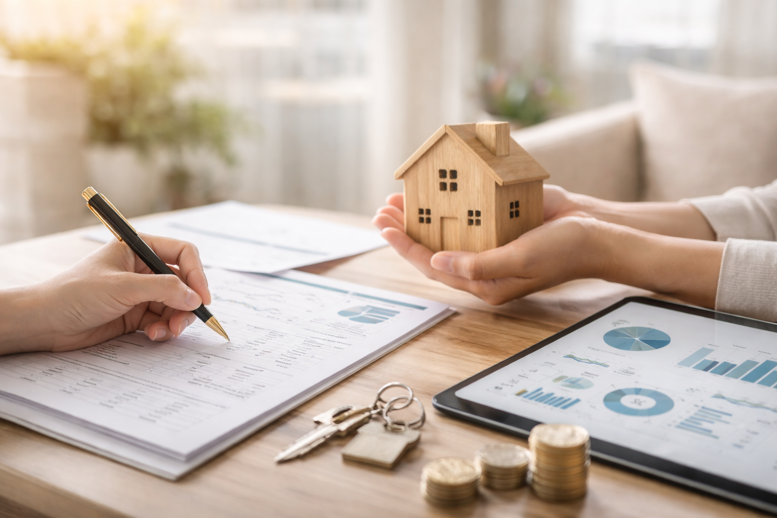 Propiedad residencial con documentación de gestión